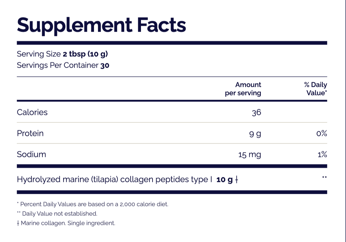 Marine Collagen Peptides - Aleta Collagen